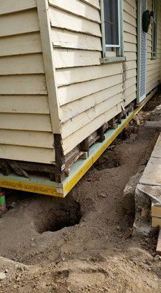 house being raised by down under restumping