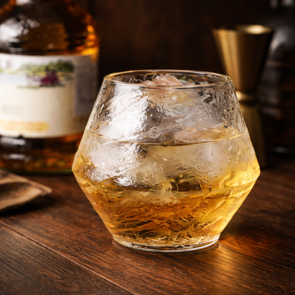 Rocks Hammered Glassware