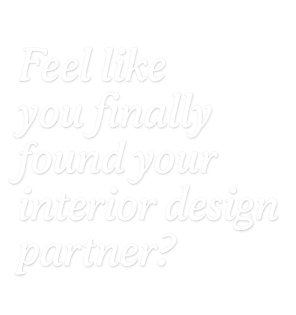 White text on a white background: