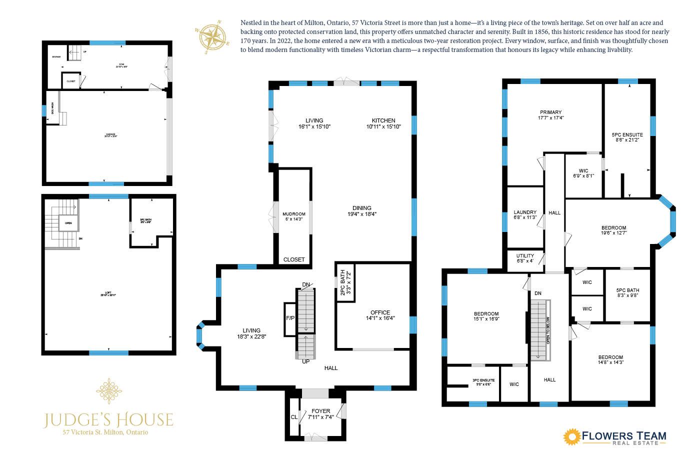 A black and white floor plan of a house.