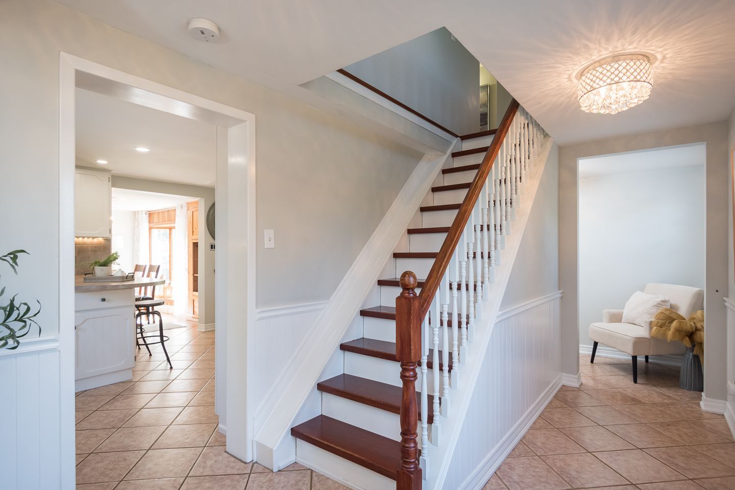 99 Tremaine Road Milton, Ontario stairs to second floor