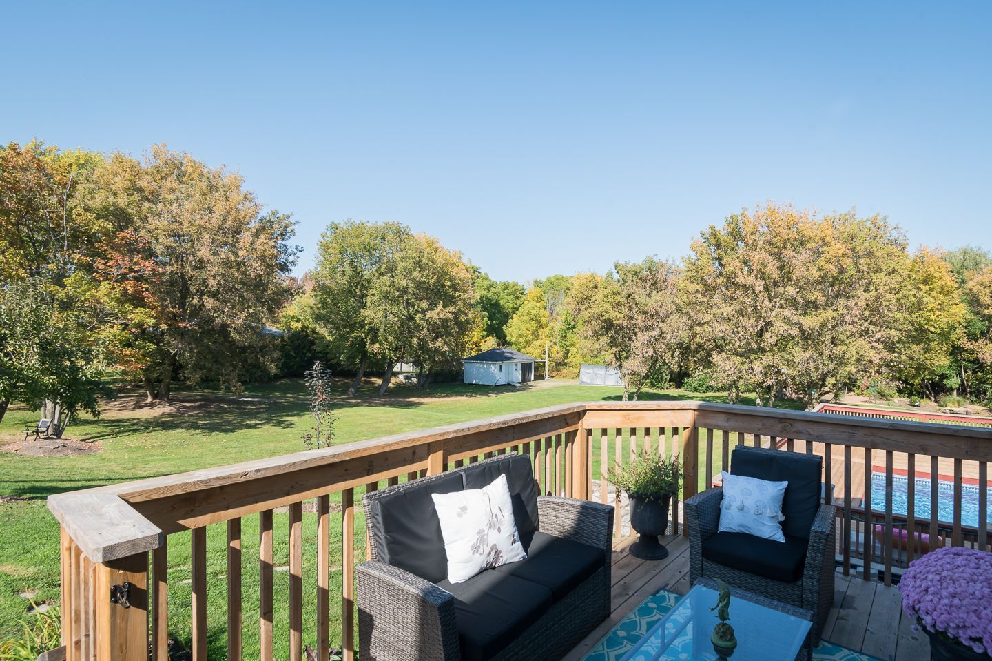 99 Tremaine Road Milton, Ontario outdoor deck