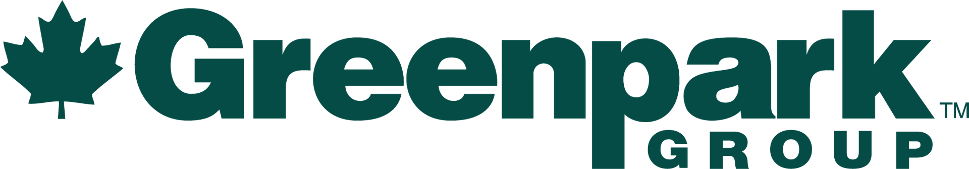 The greenpark group logo has a maple leaf on it.