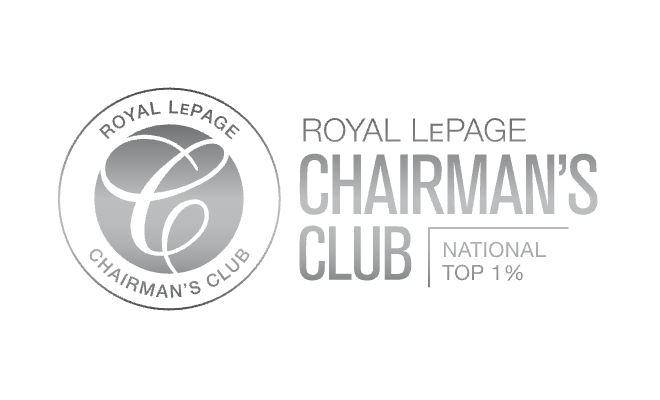 Royal LePage Chairman’s Club logo with “National Top 1%” text and circular emblem
