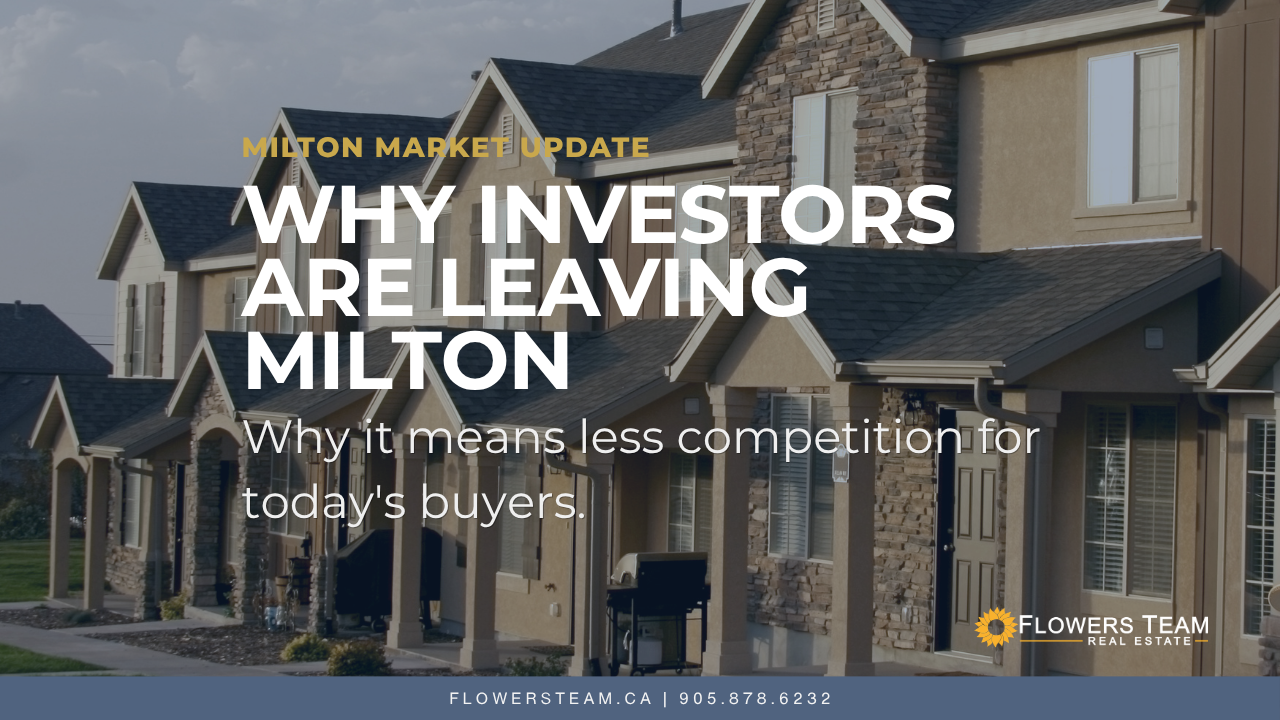 Milton townhouse street. Investor pullback creating buying opportunity for end use