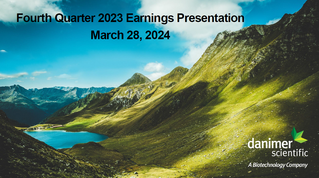 A poster for the fourth quarter 2023 earnings presentation