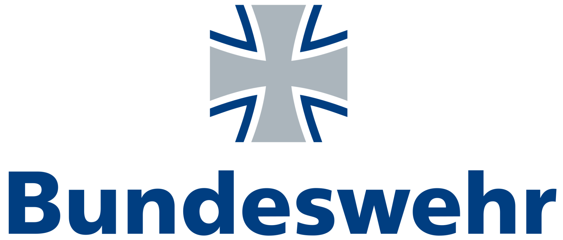 Ein Logo der Bundeswehr mit einem Kreuz darauf.