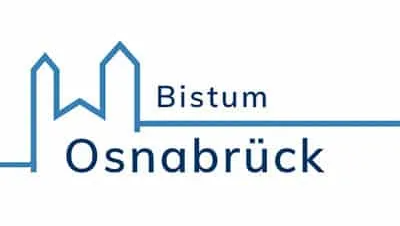 Ein blau-weißes Logo für Bistum Osnabrück