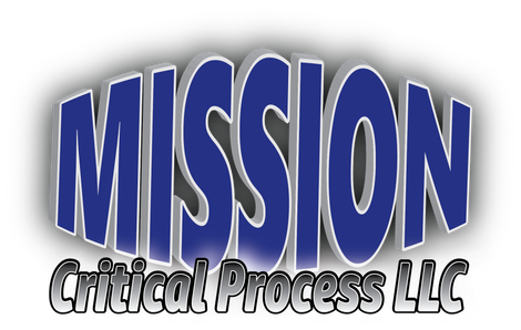 A logo for mission critical process llc is shown