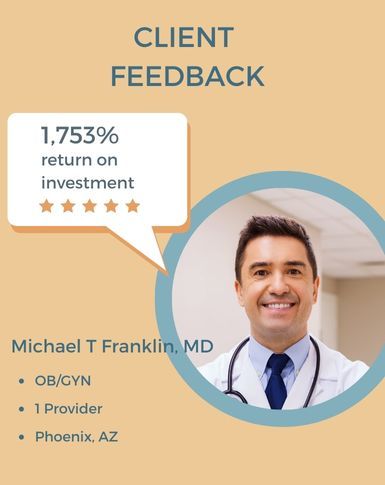 bigfork seo - surgeon client feedback - gmb