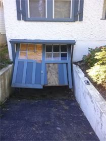 Before Garage Door Replacement — Milford, OH — Mike’s Garage Door Repair