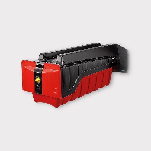 Uitschuifbare brandblusserkast