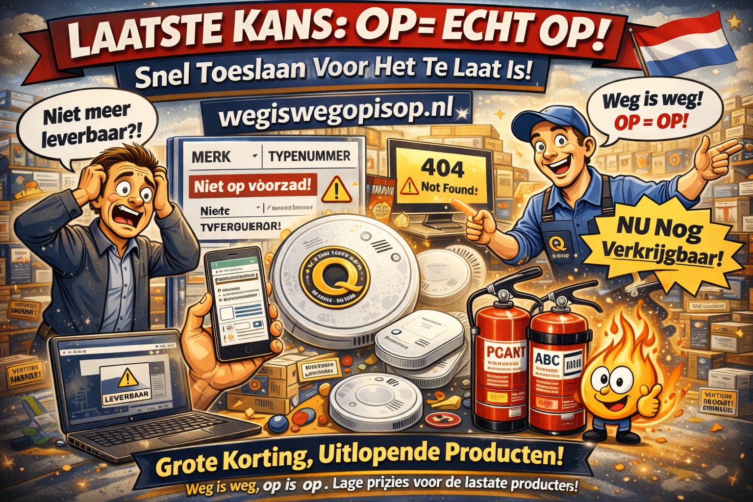 Let op, we hebben wel spelregels bij wegiswegopisop.nl