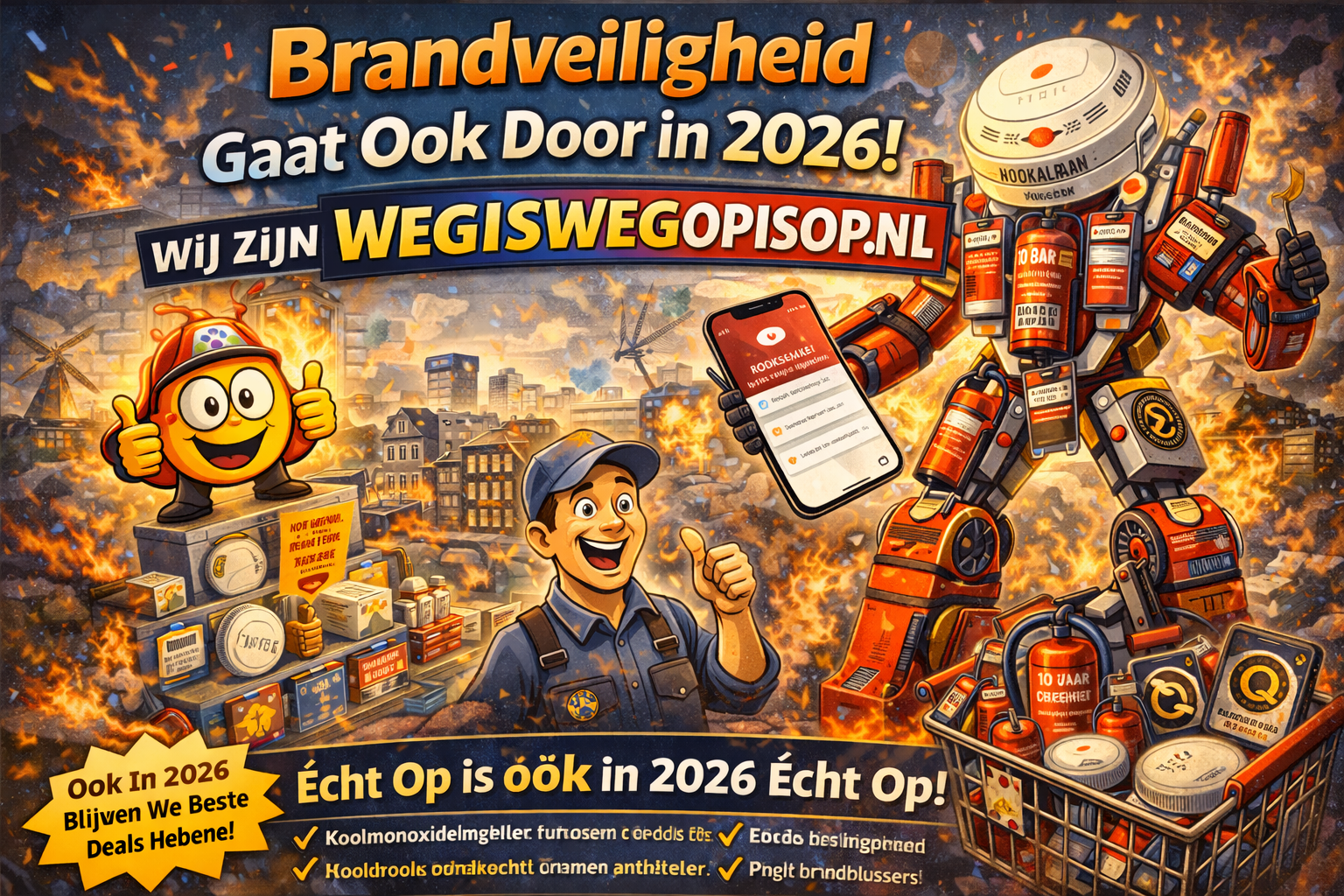 Weg is weg en op is echt op