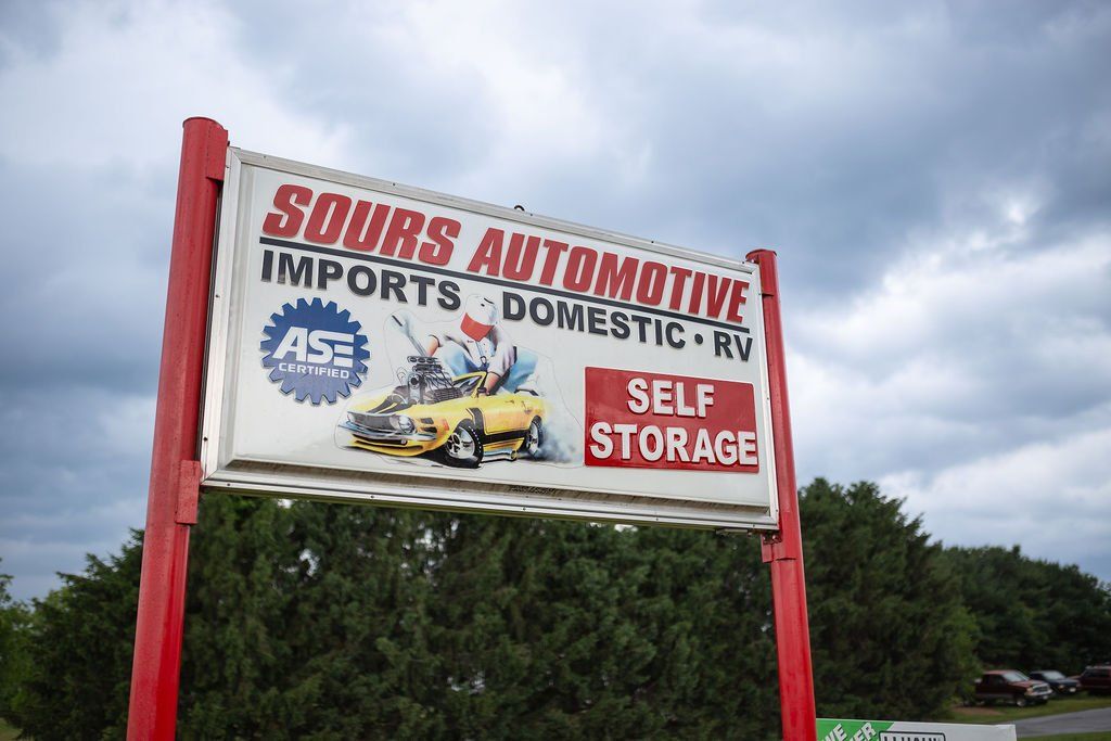 Sours automotive sign