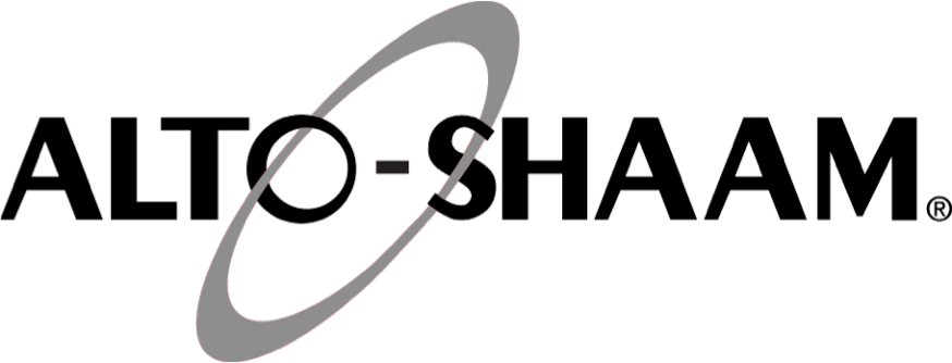 Alto-Shaam logo with stylized gray oval and the brand name in black text.