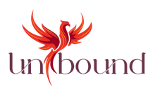 Phoenix with outstretched wings above the word 