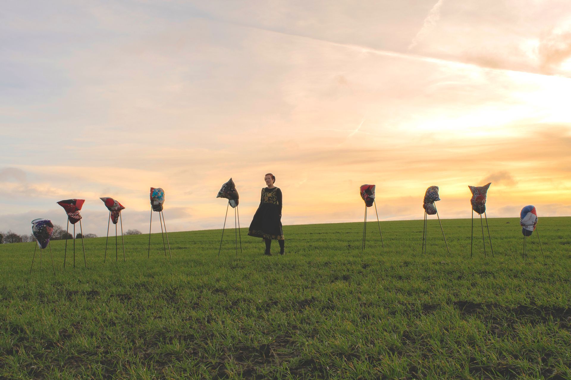 Destruction of Our Pale Blue Dot II, Melted Ice & Indian Ink on Watercolour Paper, 2020