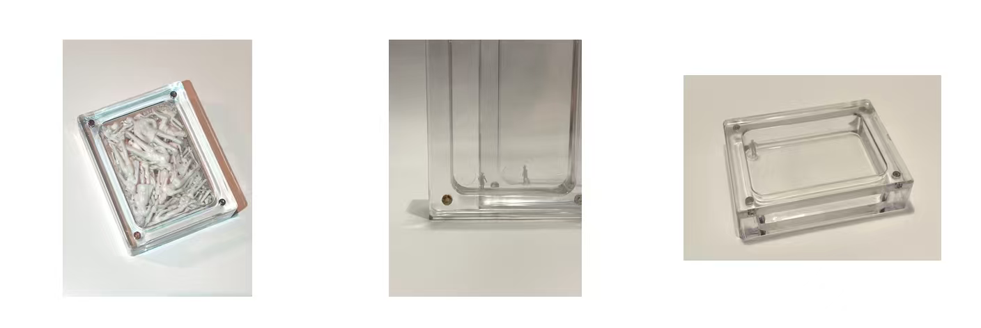 Destruction of Our Pale Blue Dot II, Melted Ice & Indian Ink on Watercolour Paper, 2020