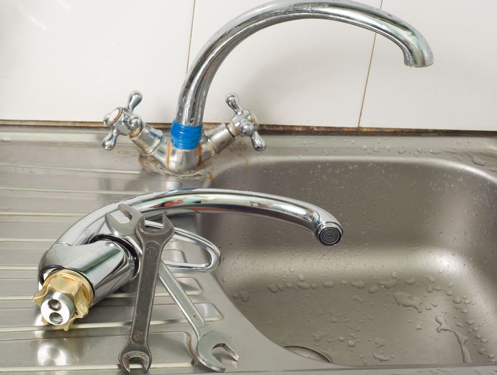 Sink With A Detached Faucet — DSR Plumbing Pty Ltd in Lake Macquarie, NSW