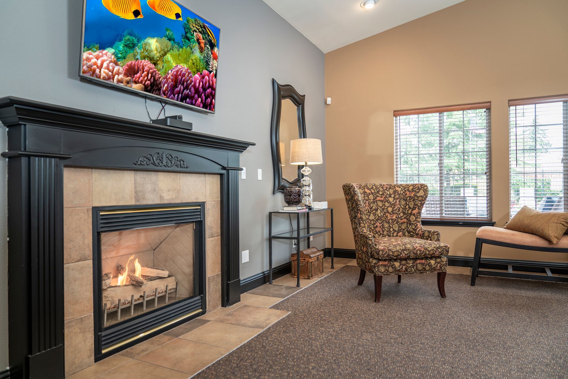 Interior photo of property - fireplace