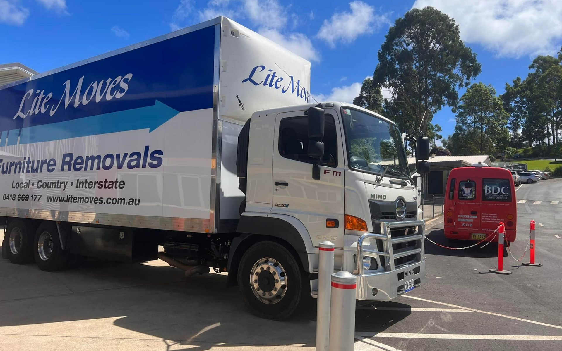 A Truck On The Side Of The Road