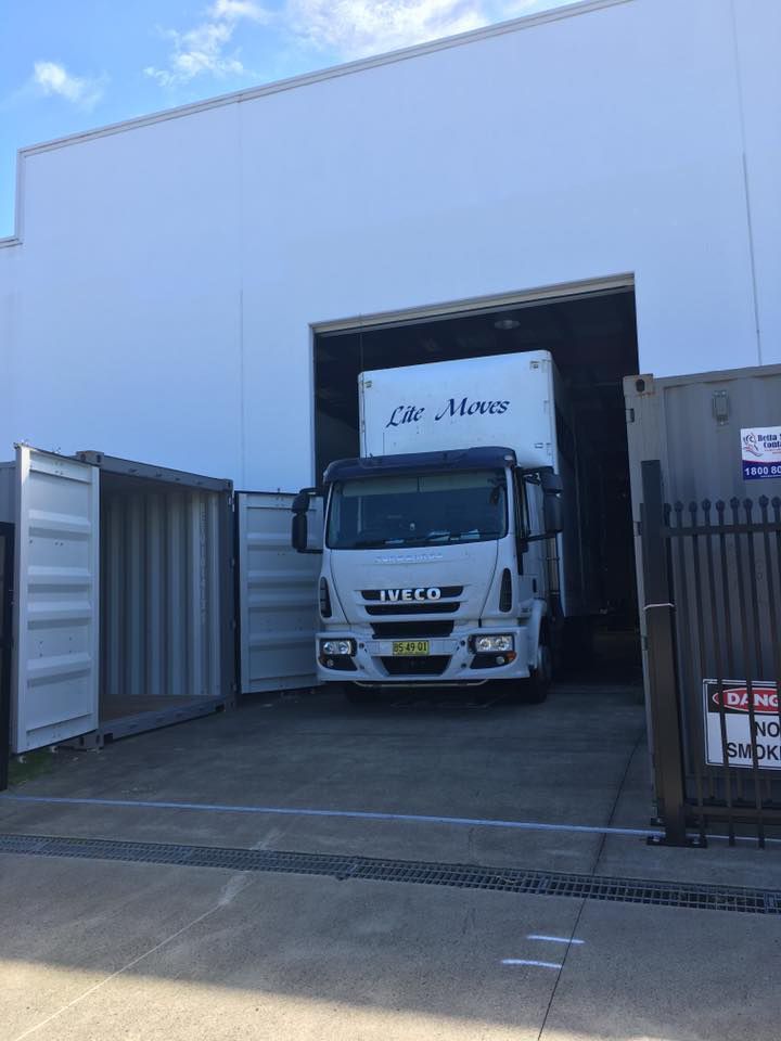Lite Moves Inside The Warehouse Storage — Lite Moves Furniture Removals In Bonville, NSW