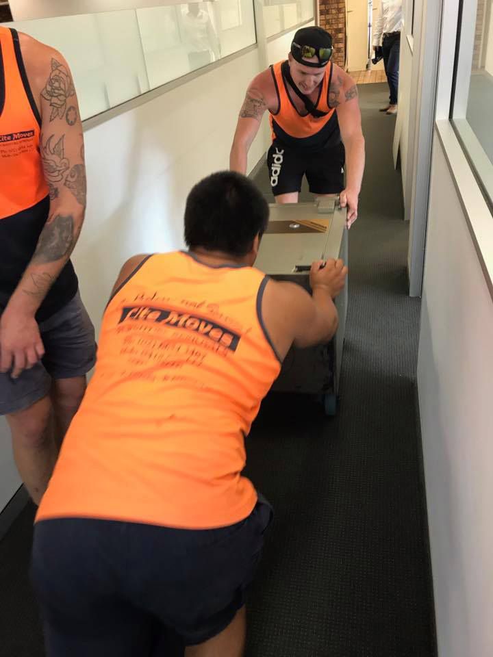 Moving Cardboard Boxes And Personal Belongings Near Stairs In Office — Lite Moves Furniture Removals In Bonville, NSW