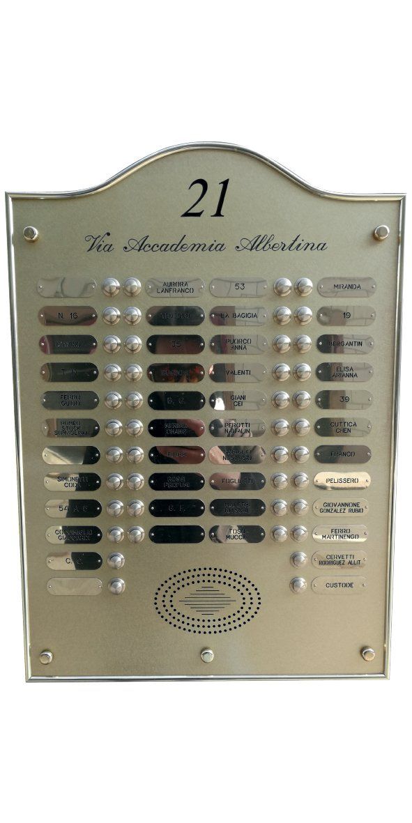 pulsantiera citofono