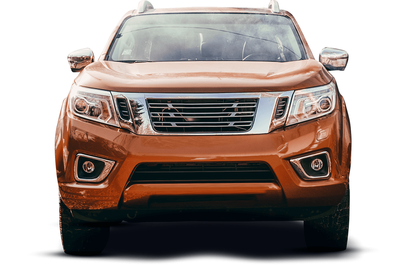 Nissan Navara Front View | Peak Customs and Collision Inc