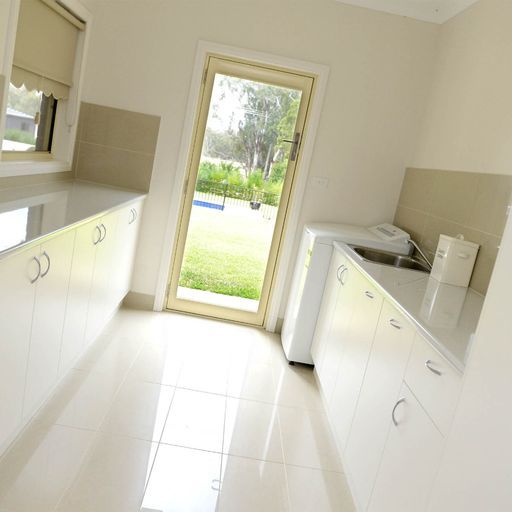 Functional Laundry Room Layout with Designated Areas for Sorting and Folding — Shepparton Vic — Kitchenwise