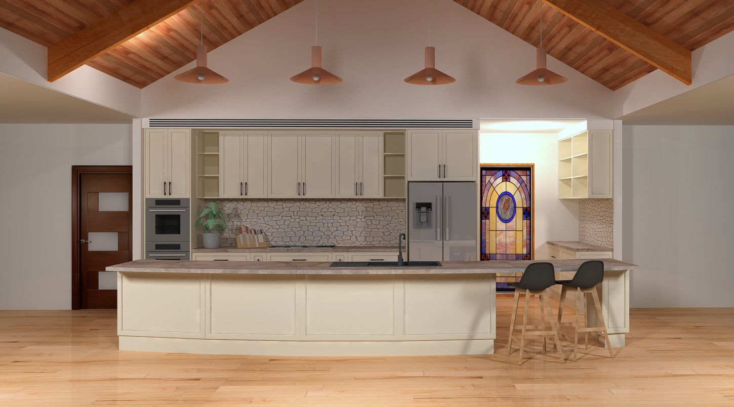 3D Huge Kitchen Design — Shepparton VIC — KitchenWise