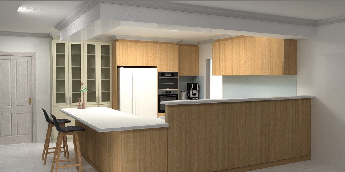Aesthetic Kitchen 3d Design — Shepparton Vic — Kitchenwise