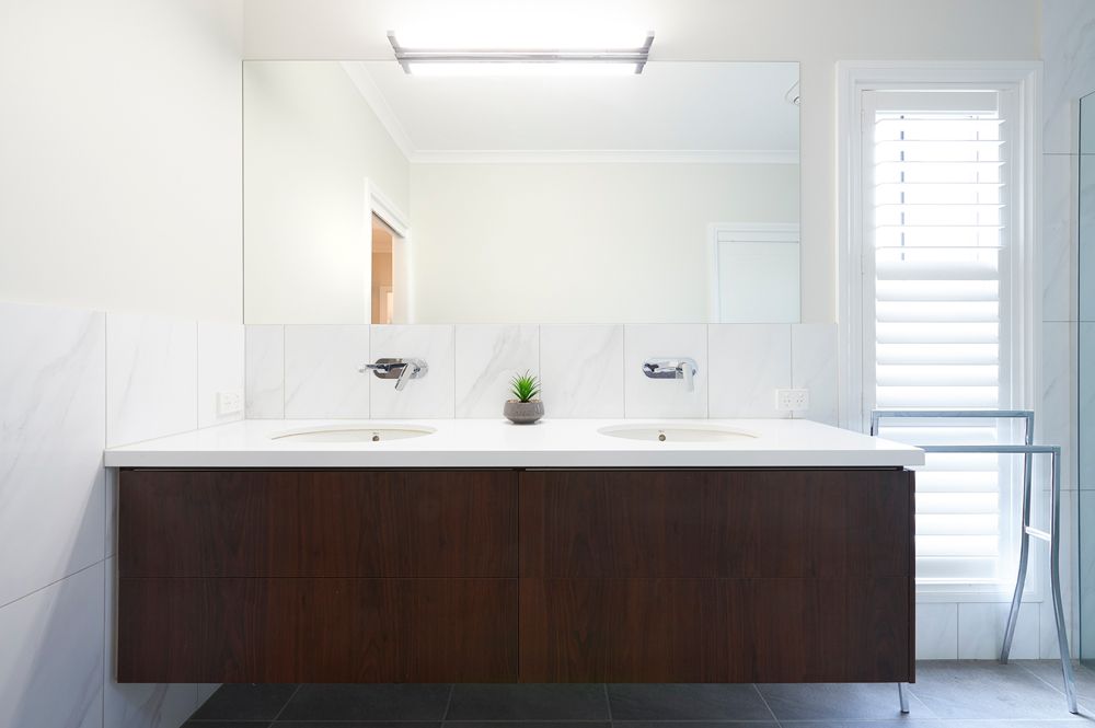 Clean Modern Bathroom — Shepparton VIC — KitchenWise