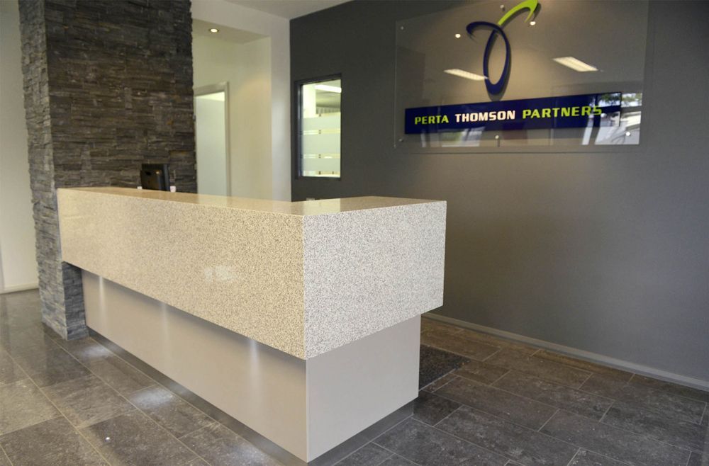 Perta Thomson Partners Simple Reception Area — Shepparton VIC — KitchenWise