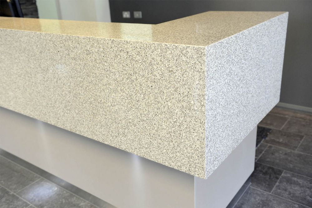 Marble Reception Area — Shepparton VIC — KitchenWise