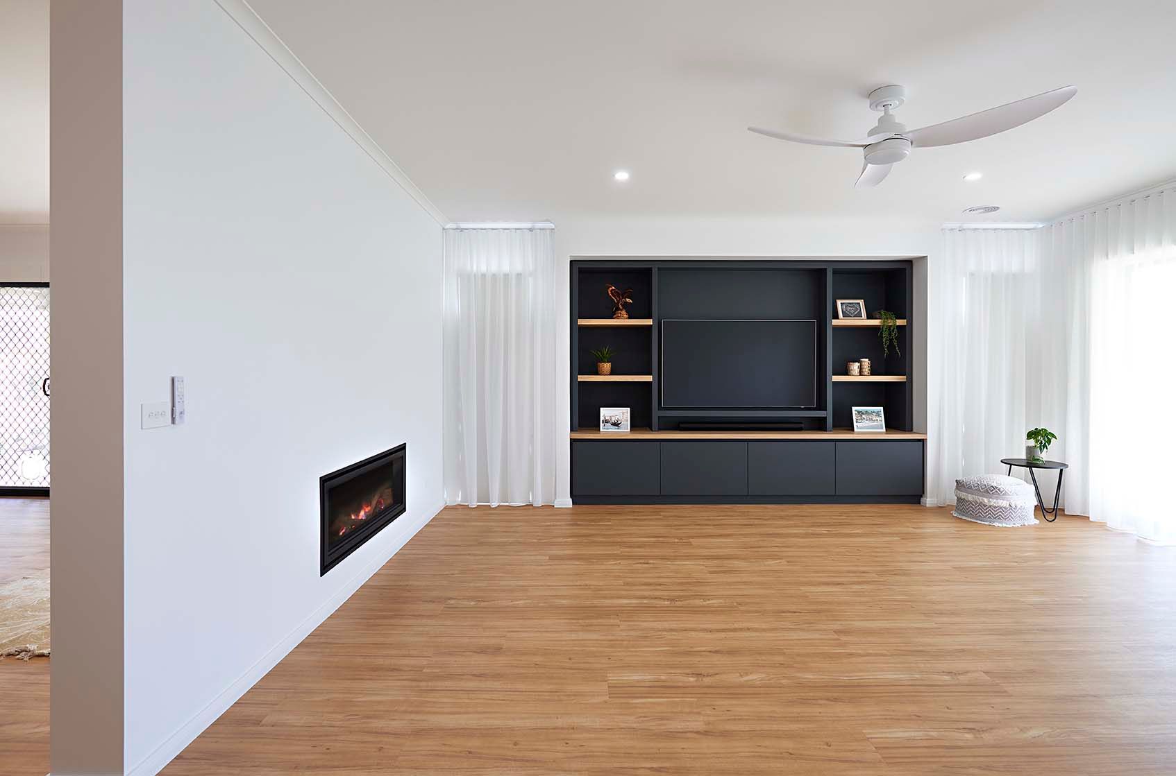 Custom-Built Wall Units with Integrated Shelving — Shepparton VIC — KitchenWise