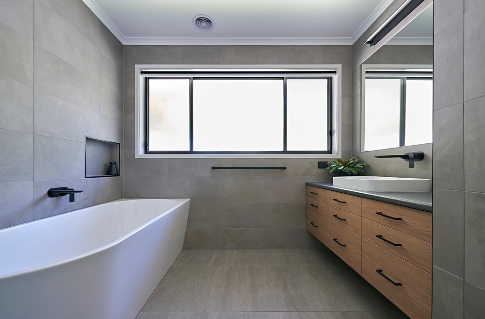 Luxury Bathroom — Shepparton VIC — KitchenWise