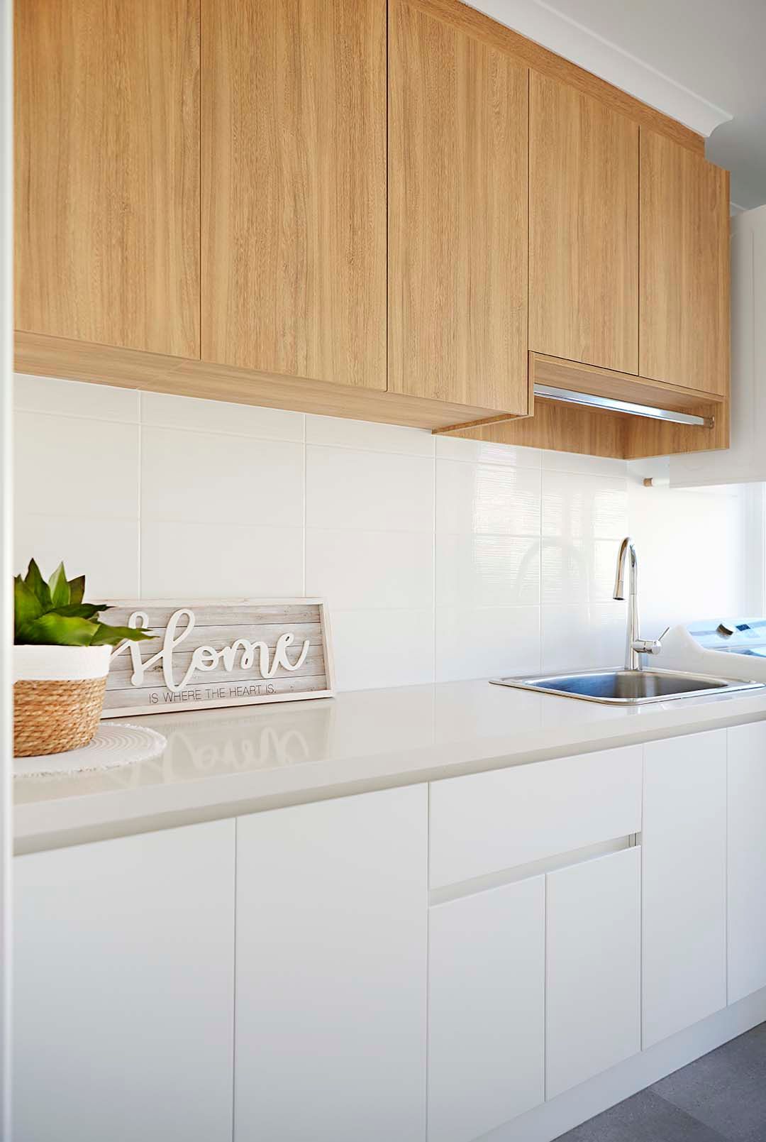 Folded and Neatly Stacked Laundry Ready for Storage — Shepparton VIC — KitchenWise