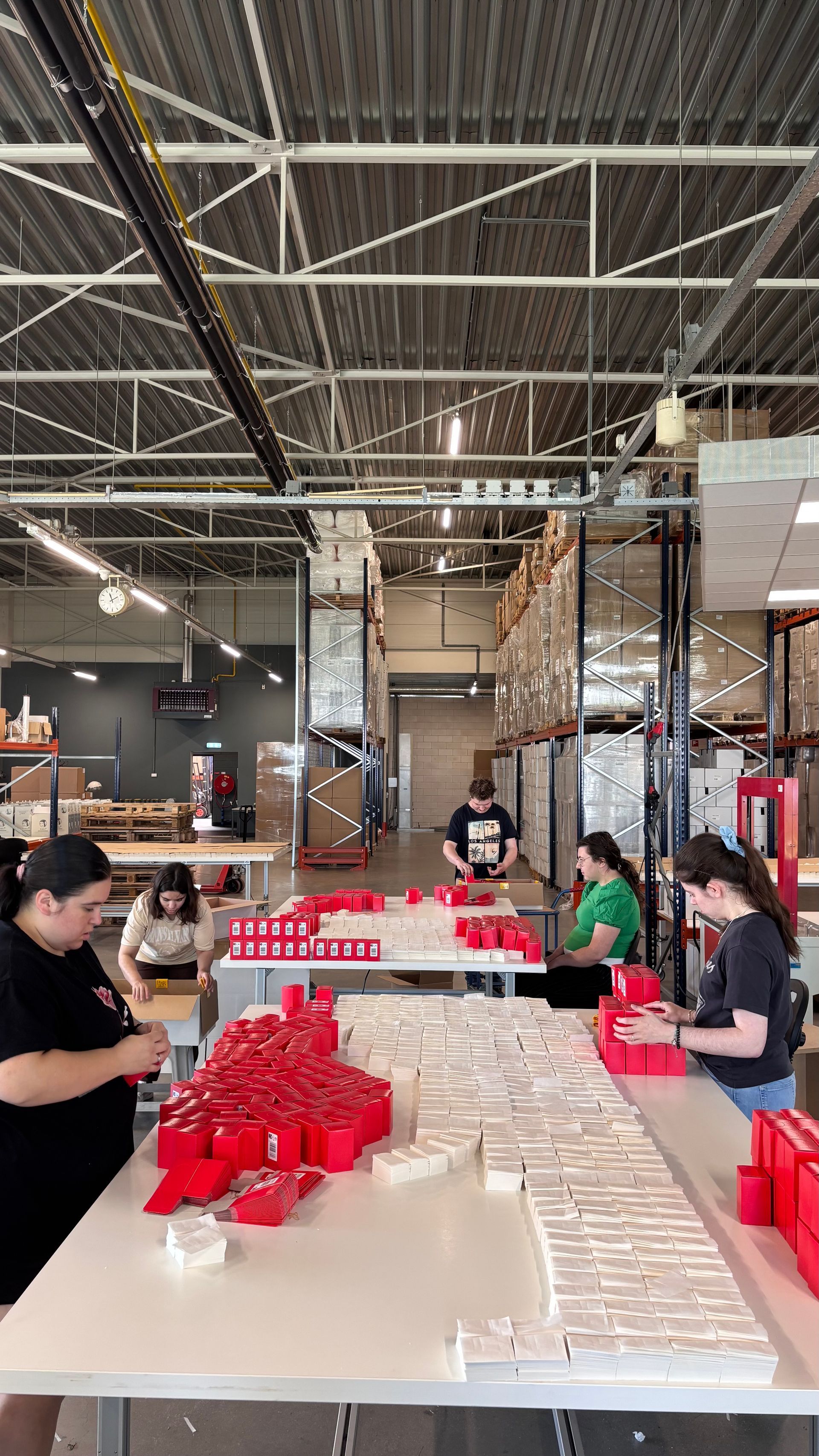 PSW aan het werk met permanent papier