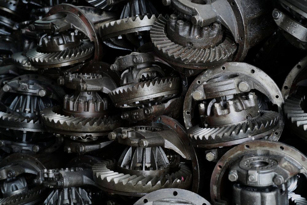 A Pile of Metal Gears Stacked on Top of Each Other — Bakers Creek Wreckers In Bakers Creek, QLD