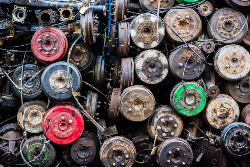 A Pile of Junk Is Stacked on Top of Each Other — Bakers Creek Wreckers In Biloela, QLD