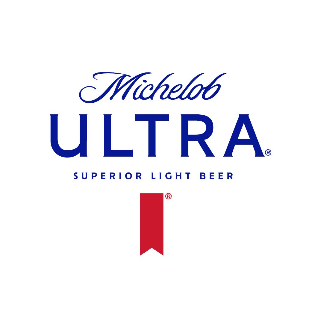 The logo for michelob ultra is a superior light beer.
