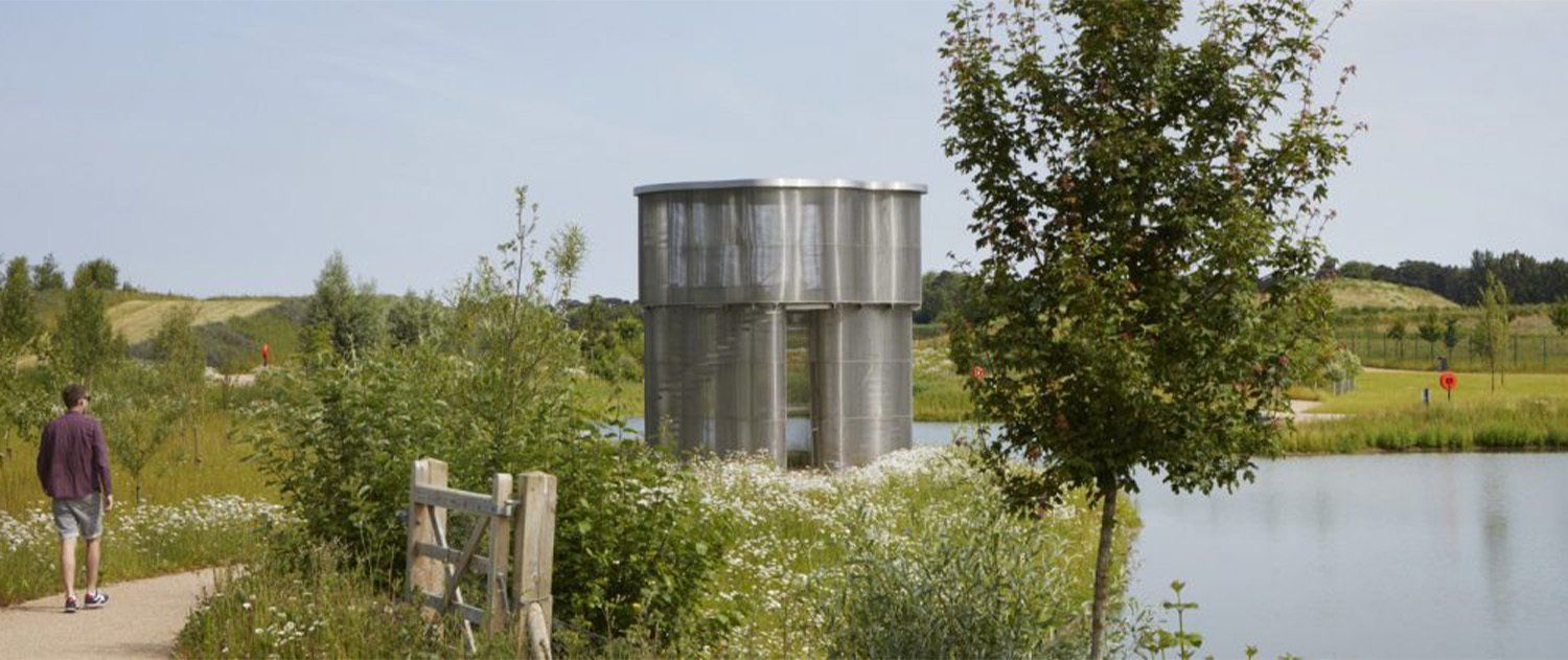Eddington lake and teahouse