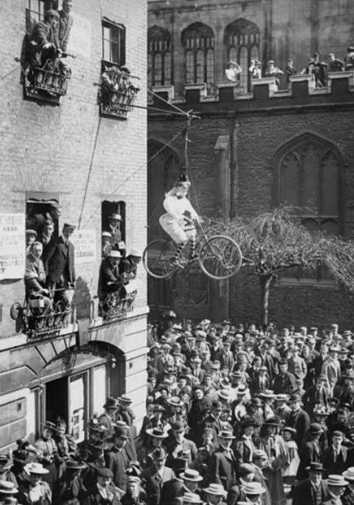 girton girl on bicycle dummy 1897