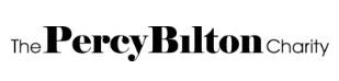 a black and white logo for the percy bilton charity