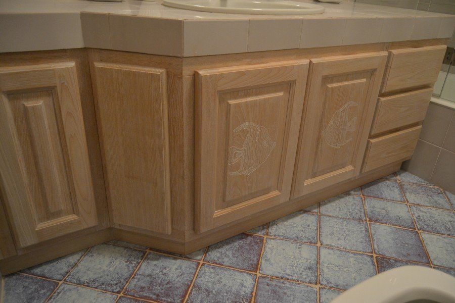 battenti in legno della cucina