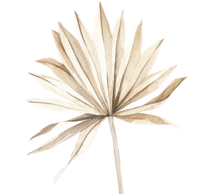 dried fern fan
