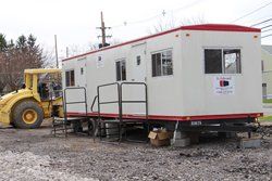 Office With Red Trim — Office Trailers in Pittsburgh, PA