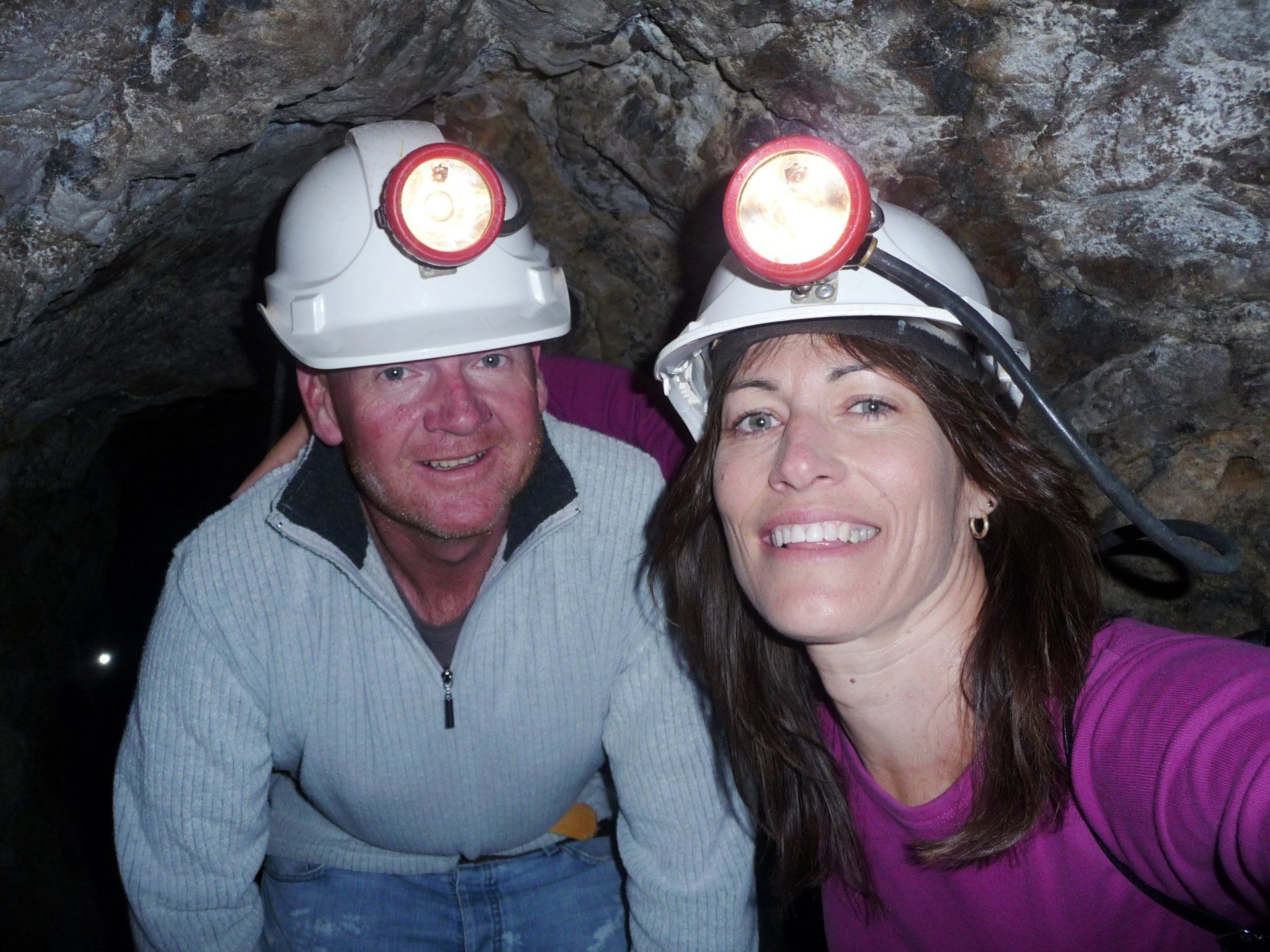 Port Macquarie Accountants Greg & Raelene searching for treasure.